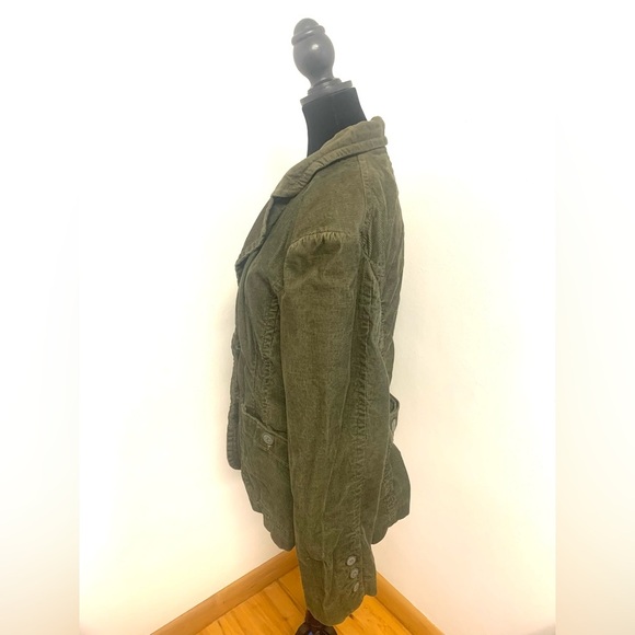 Bitten by Sarah Jessica Parker Olive Blazer Corduroy Vintage - Picture 2 of 7